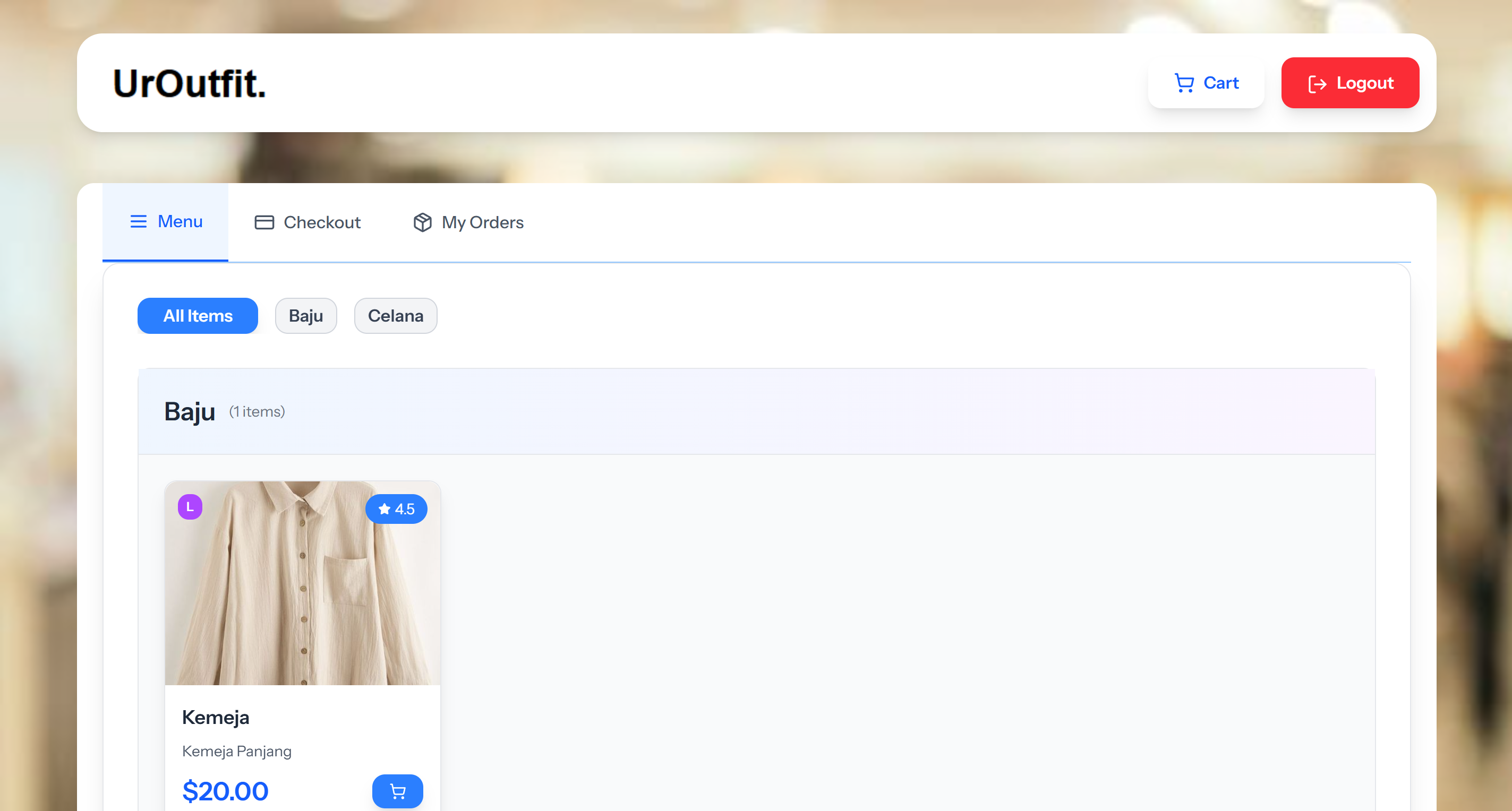 E-Commerce Clothing Store